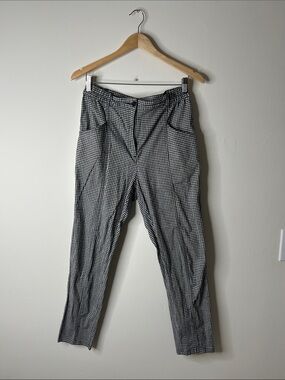 Silence + Noise Black & White Check Pants